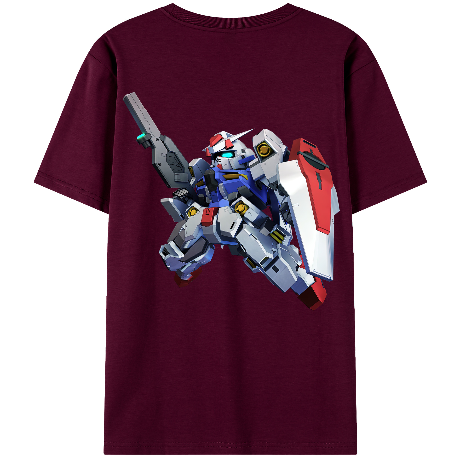 （画像用） 機動戦士ガンダム Mobile Suit Gundam レディース半袖Tシャツ(バックプリント)